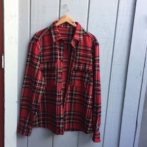 Vintage red flannel